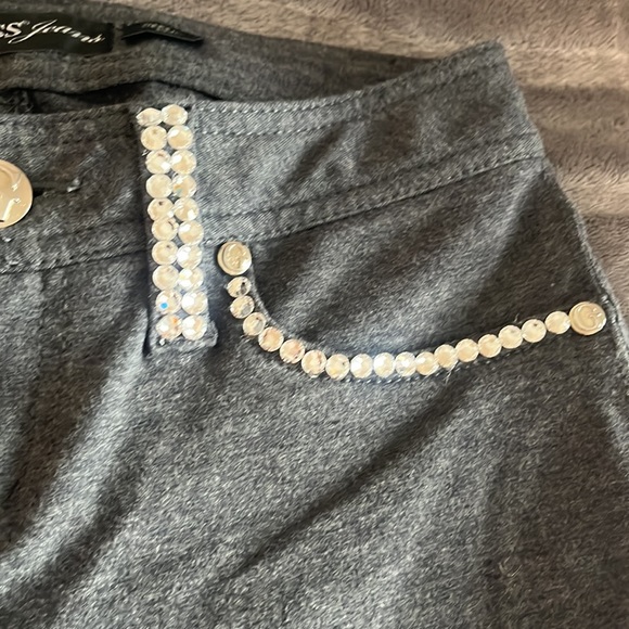 Gray stretchy pants Guess jeans size 24 - Picture 4 of 16